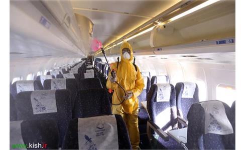 تداوم اقدامات پیشگیرانه در خصوص بیماری کرونا در فرودگاه کیش